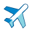 Botão de redirecionamento para o site de passagens internacionais.